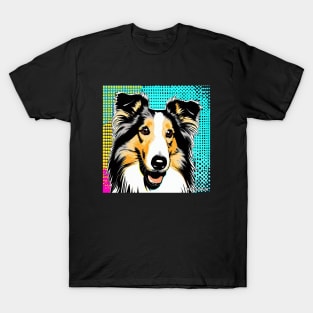 Collie Pop Art T-Shirt